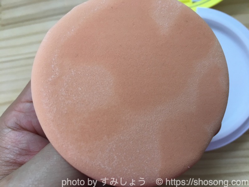 フジコウォーターパウダーのパフ2